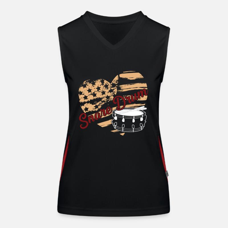Snare drum Snare drum Flag Women's Functional Contrast Tank Top