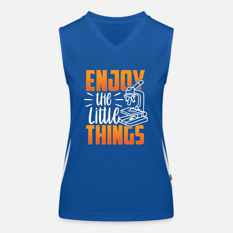 Profitez des petites choses Microscopes Microscope Débardeur respirant contrasté Femme