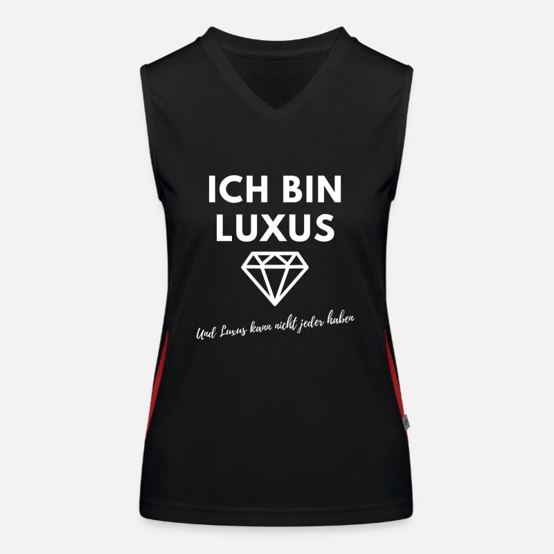 Ich bin ein Einzelstück und Kostbar so wie ich bin Funktionelles Kontrast-Tank Top für Frauen
