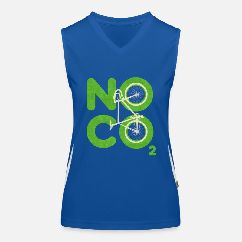 Pas de CO2 Débardeur respirant contrasté Femme