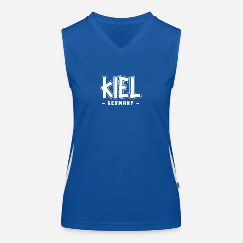 Kielerin Kieler Kiel Funktionelles Kontrast-Tank Top für Frauen