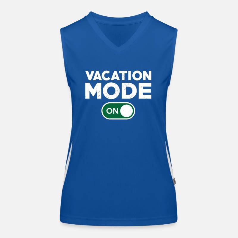 Mode vacances amusant activé Débardeur respirant contrasté Femme