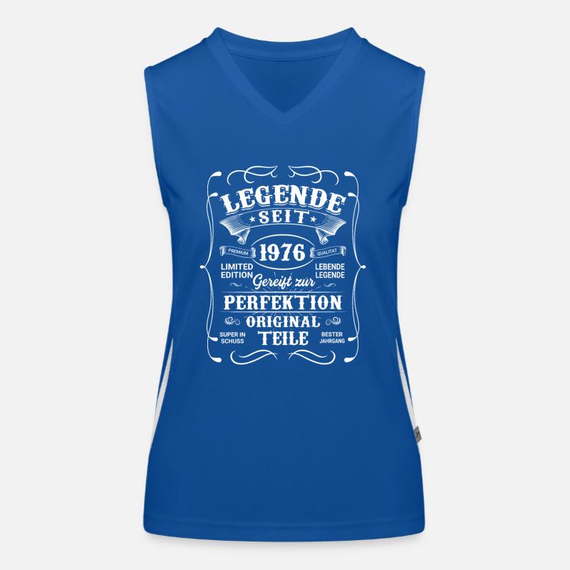 Legende seit 1976 Funktionelles Kontrast-Tank Top für Frauen