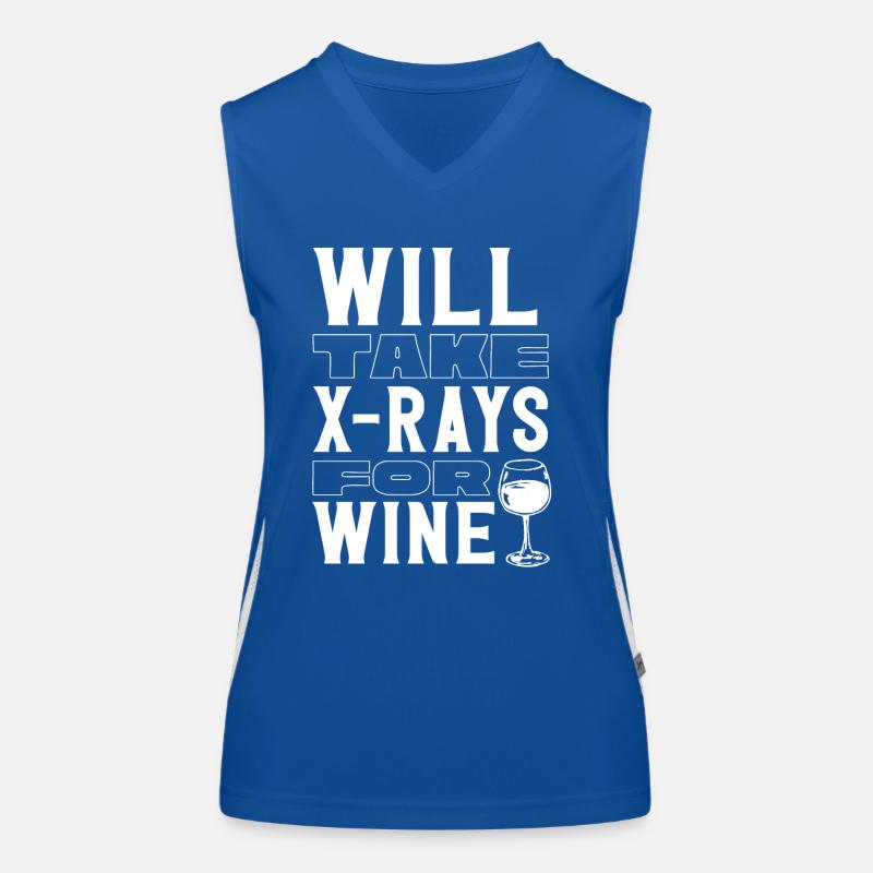 Xray Tech, Xray -Techniker Funktionelles Kontrast-Tank Top für Frauen