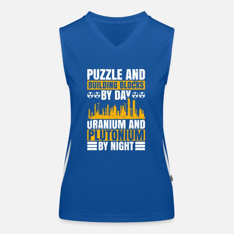 Nuclear Energy Nuclear Engineer Dad Und Nuclear Funktionelles Kontrast-Tank Top für Frauen