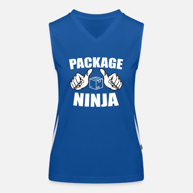 Funny Delivery Driver Gift Women's Functional Contrast Tank Top