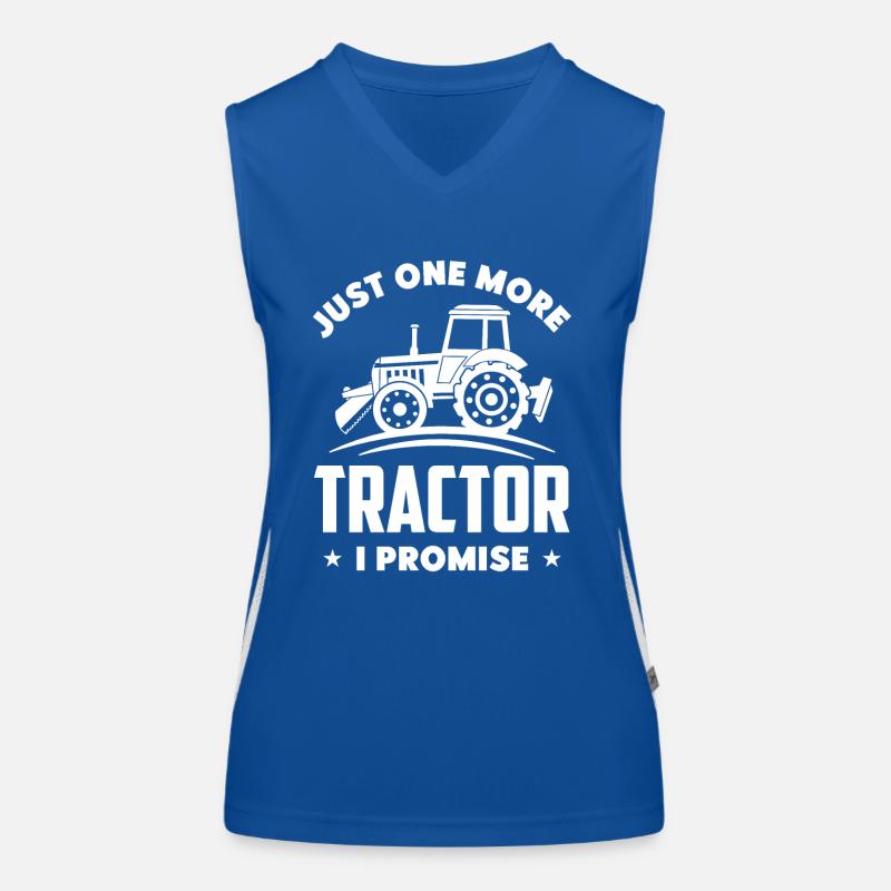 Nur noch ein Traktor, versprochen - (2) Funktionelles Kontrast-Tank Top für Frauen