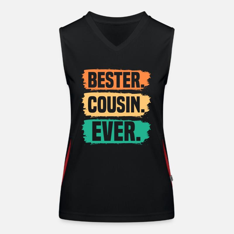 Cousin Funktionelles Kontrast-Tank Top für Frauen