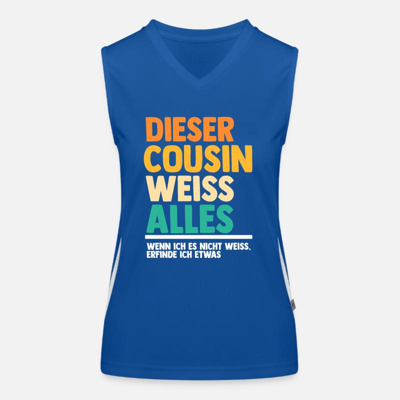 Cousin Funktionelles Kontrast-Tank Top für Frauen