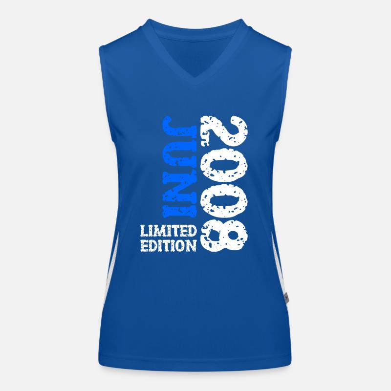 2008 Juni Limited Edition Geburtstag Geschenk Funktionelles Kontrast-Tank Top für Frauen