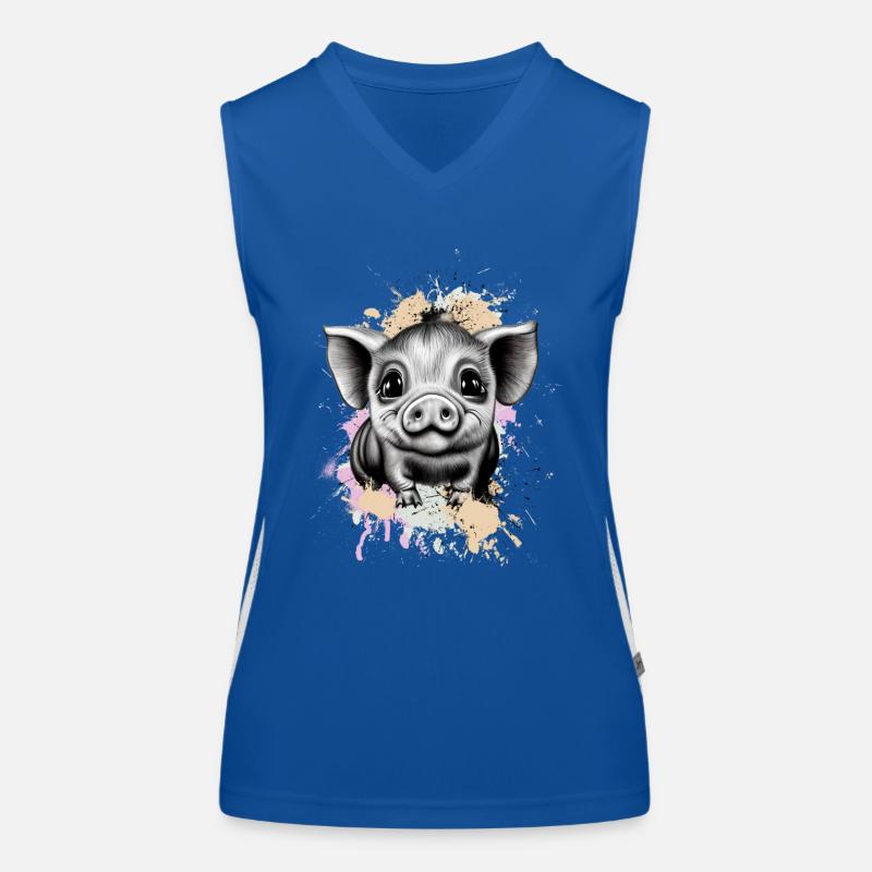 Cochon Débardeur respirant contrasté Femme