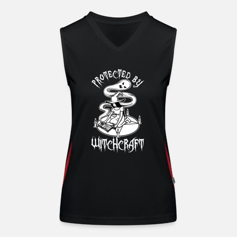 Protected By Witchcraft Women's Functional Contrast Tank Top