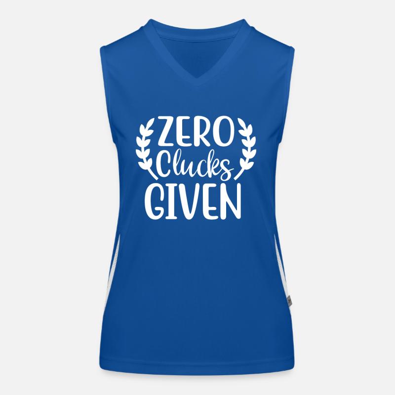 Null Gackern gegeben 1 - Funktionelles Kontrast-Tank Top für Frauen