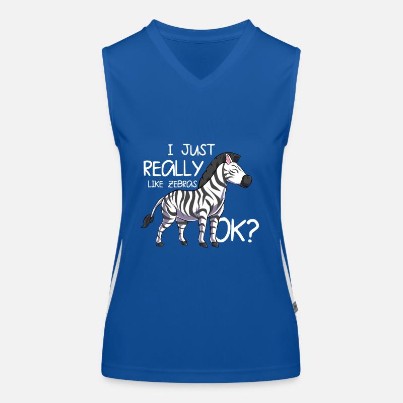 Zebra Women's Functional Contrast Tank Top