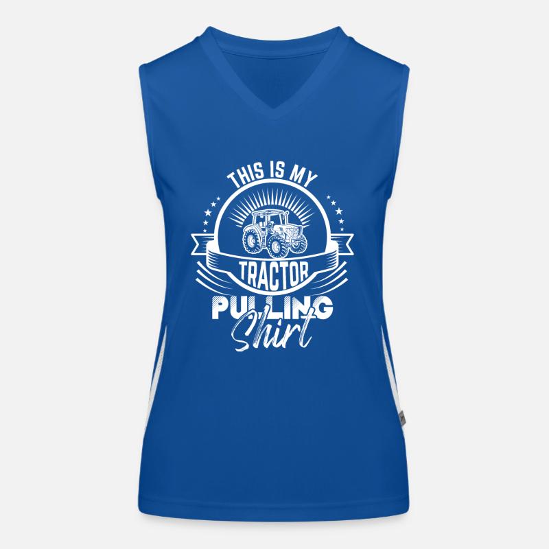 Das ist mein Traktor-Pulling-Shirt - Funktionelles Kontrast-Tank Top für Frauen