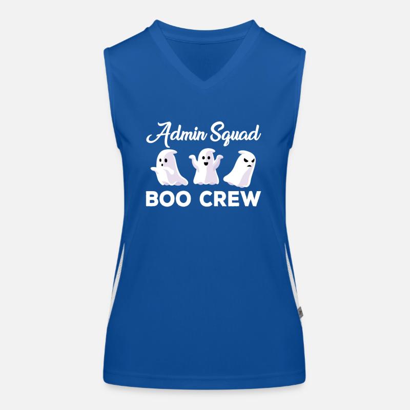 Admin Squad Boo Crew Halloween-kostüm Funktionelles Kontrast-Tank Top für Frauen