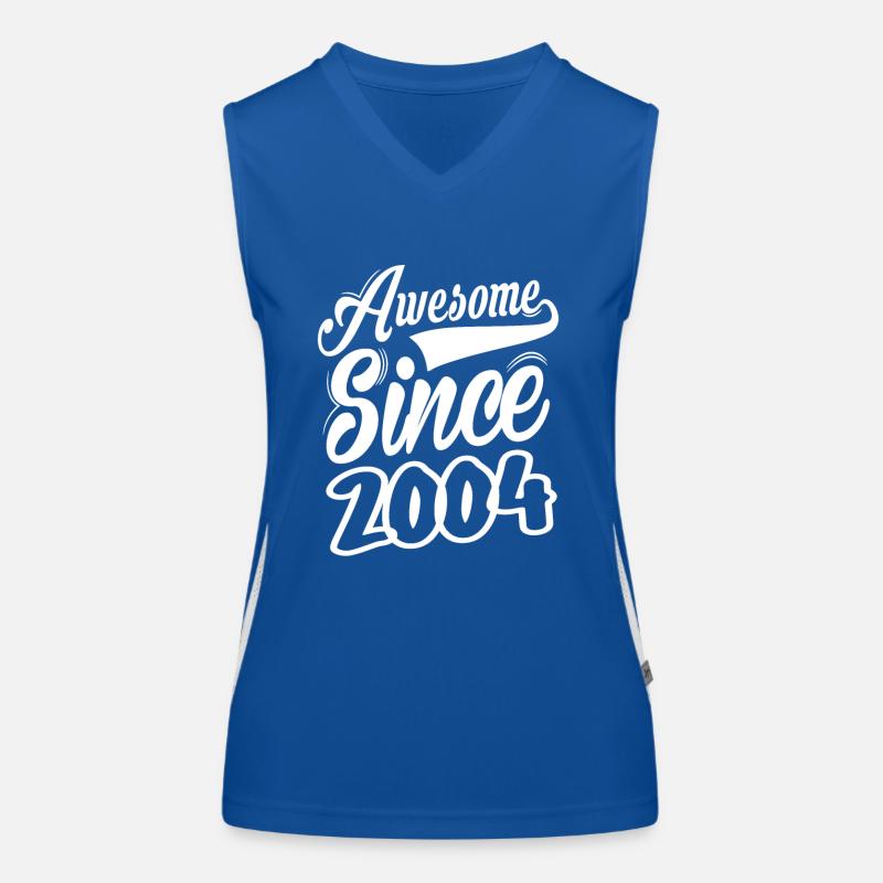 Awesome Since 2004 Funktionelles Kontrast-Tank Top für Frauen