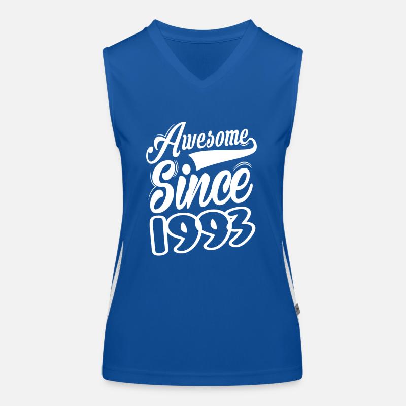 Awesome Since 1993 Funktionelles Kontrast-Tank Top für Frauen