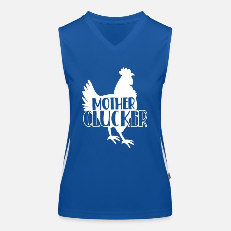 Mutter Glucke - Funktionelles Kontrast-Tank Top für Frauen