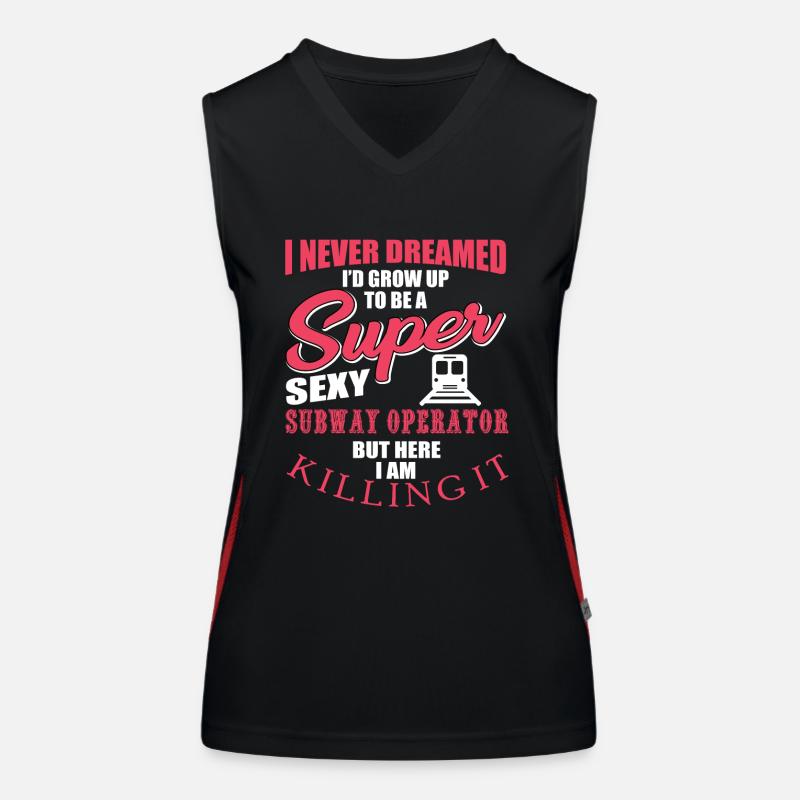 Subway driver Women's Functional Contrast Tank Top