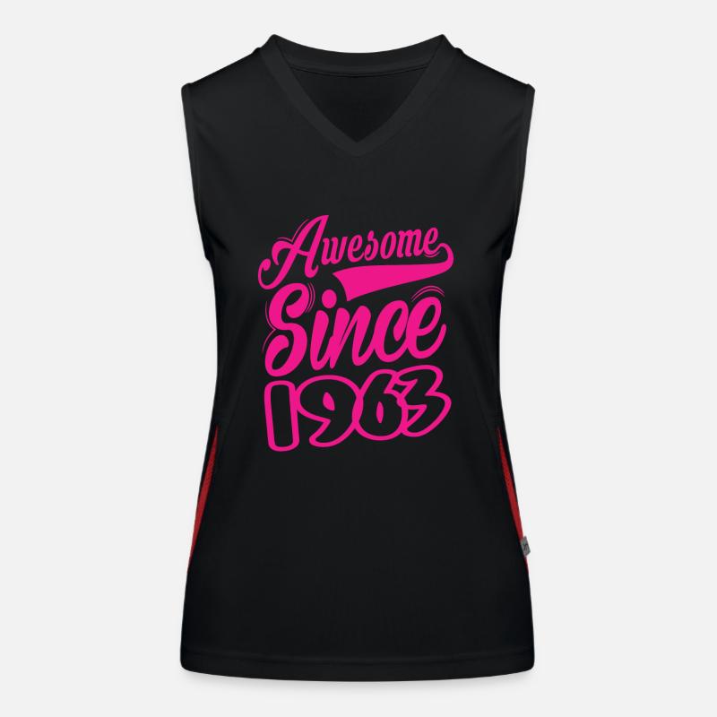Awesome Since 1963 Women's Functional Contrast Tank Top