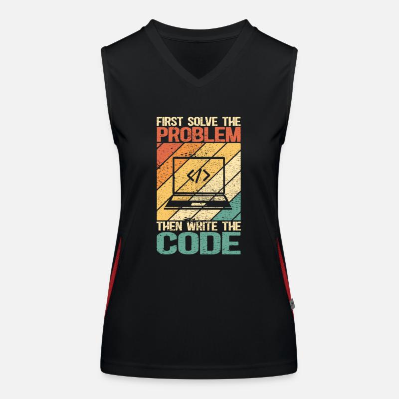 Programmer Software Developer | programming Women's Functional Contrast Tank Top