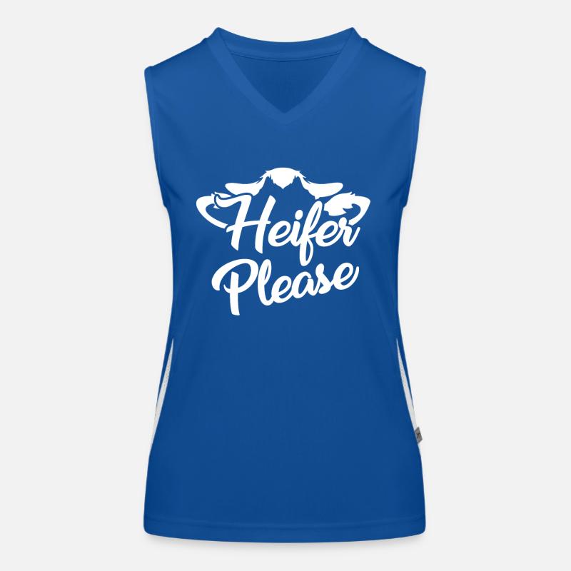 Heifer please - Women's Functional Contrast Tank Top