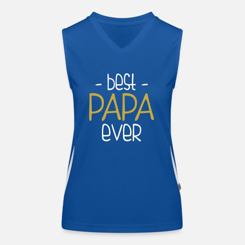 Best Dad Ever Women's Functional Contrast Tank Top