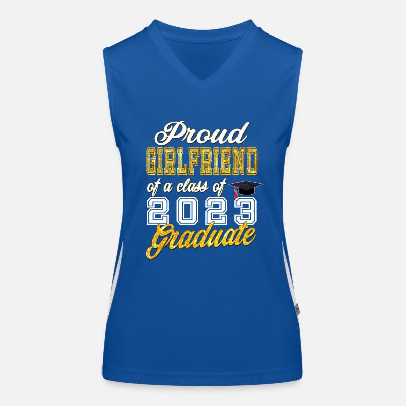 Abschlussfeier 2023 - Stolze Freundin einer 2er-Klasse Funktionelles Kontrast-Tank Top für Frauen