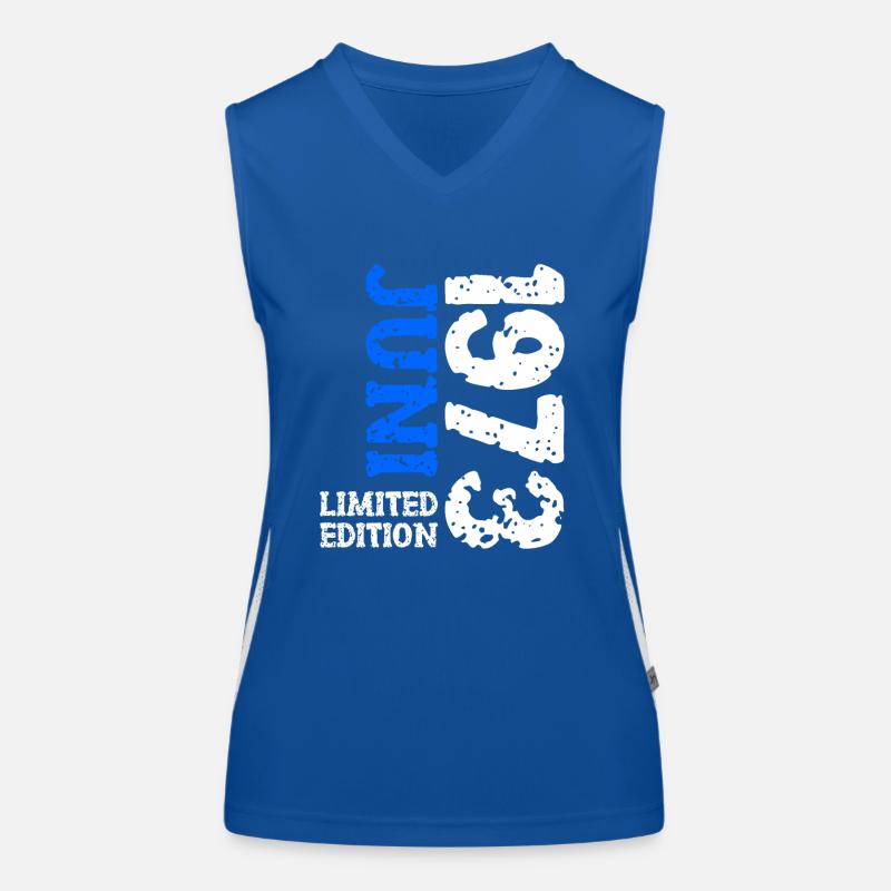 1973 Juni Limited Edition Geburtstag Geschenk Funktionelles Kontrast-Tank Top für Frauen