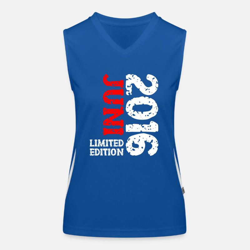 2016 Juni Limited Edition Geburtstag Geschenk Funktionelles Kontrast-Tank Top für Frauen