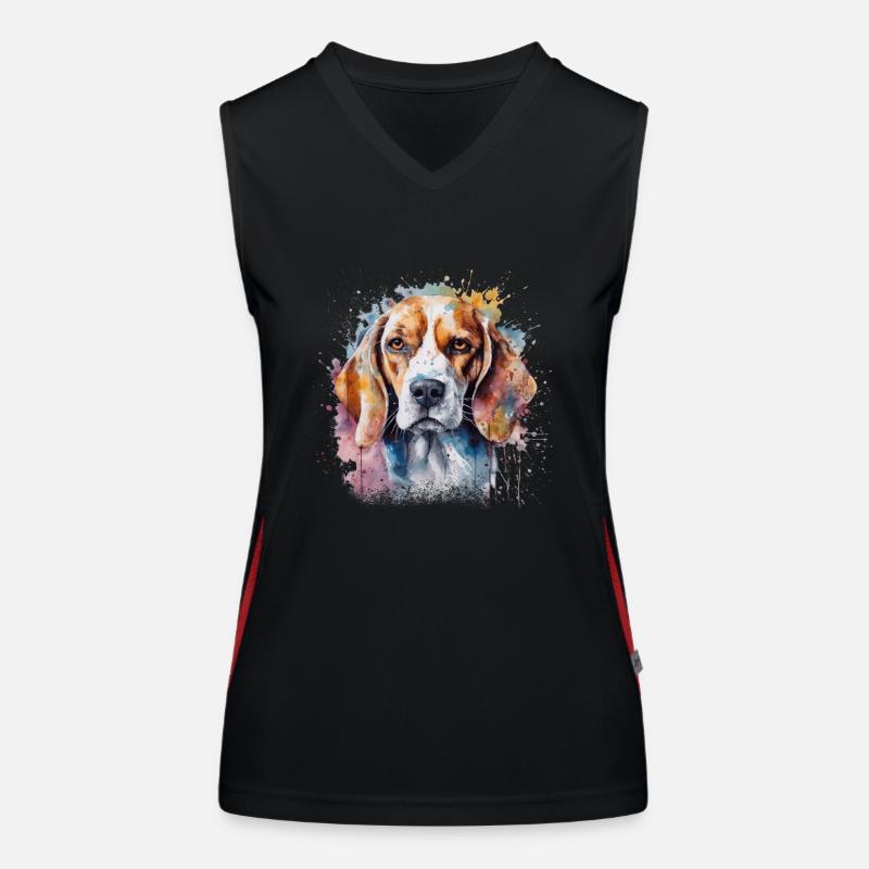 Beagle Women's Functional Contrast Tank Top