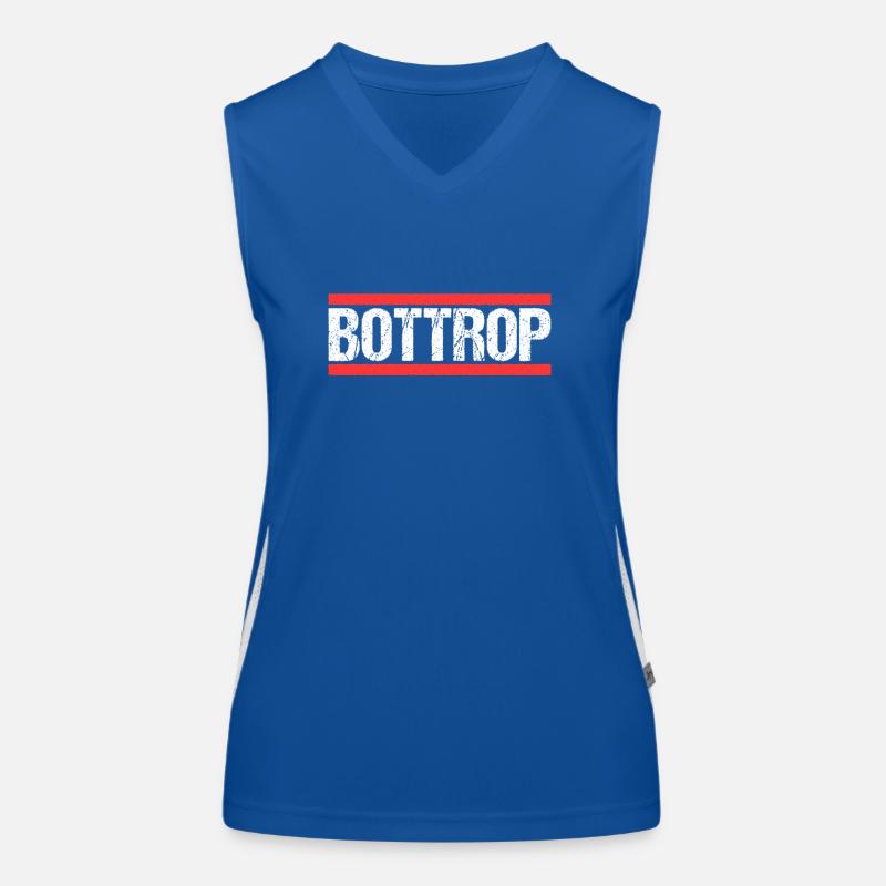 Bottroperin Bottroper Bottrop Funktionelles Kontrast-Tank Top für Frauen