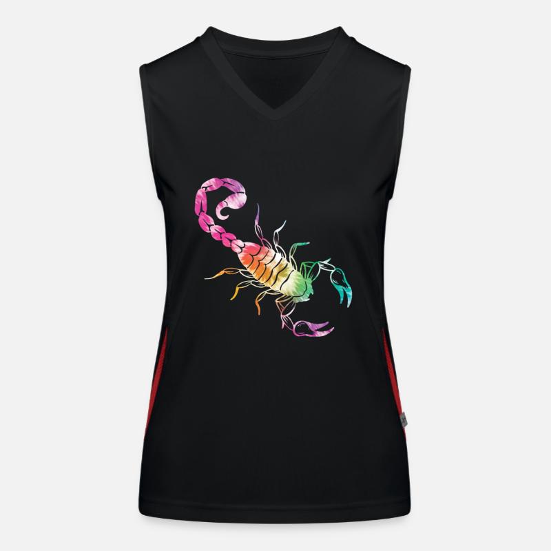 Skorpion Funktionelles Kontrast-Tank Top für Frauen