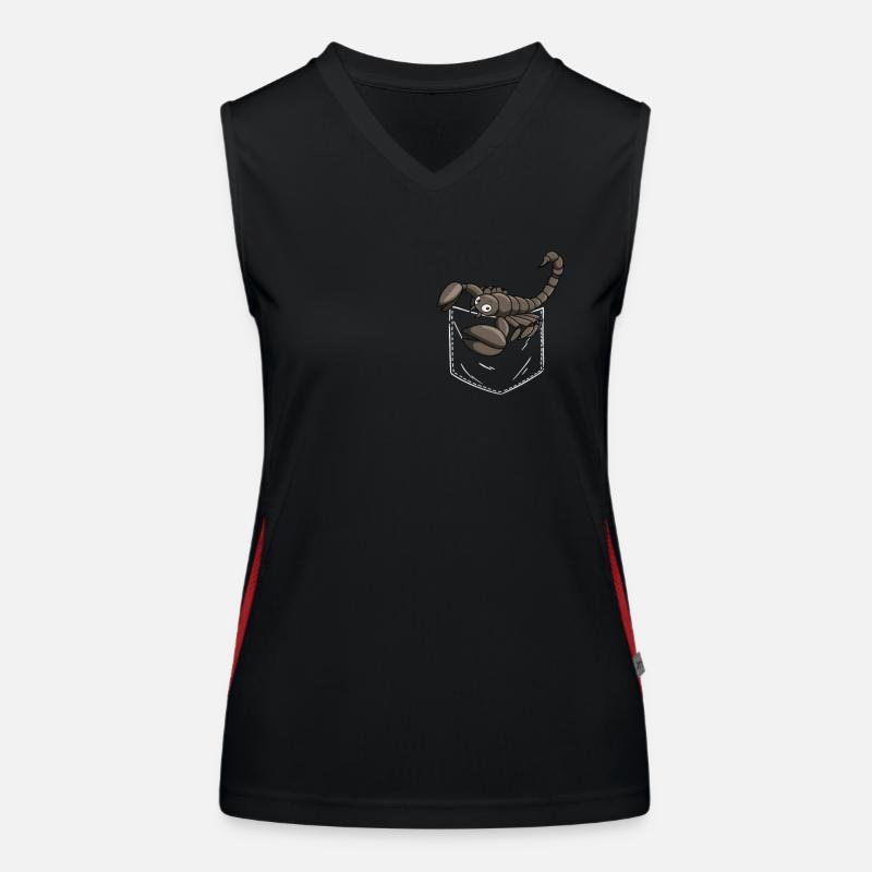 Skorpion Funktionelles Kontrast-Tank Top für Frauen