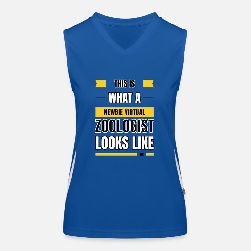 Zoologiste virtuel débutant Débardeur respirant contrasté Femme