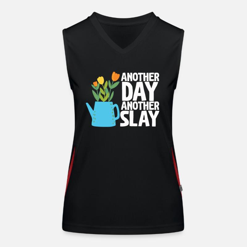 Another Day Another Slay Motivational Women's Functional Contrast Tank Top