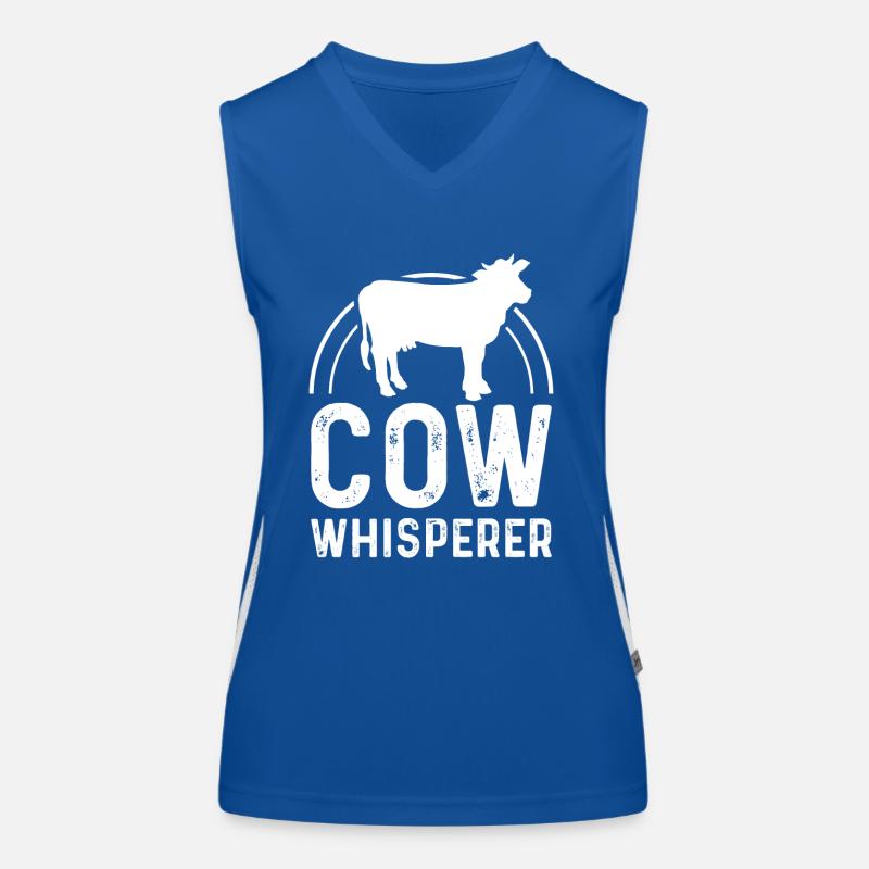 Kuhflüsterer 1 - Funktionelles Kontrast-Tank Top für Frauen
