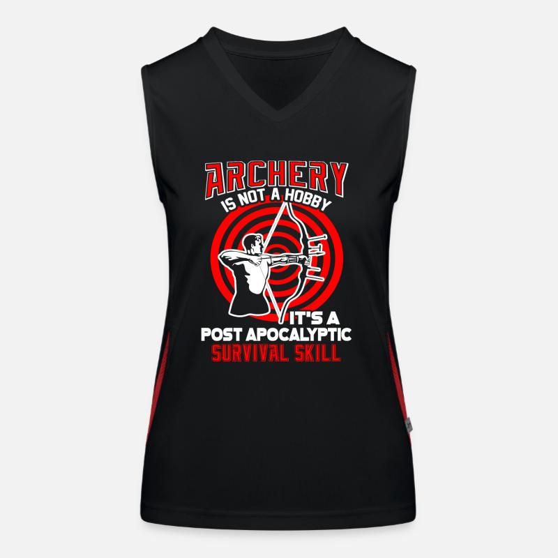 Archery Archery Is Not A Hobby Women's Functional Contrast Tank Top