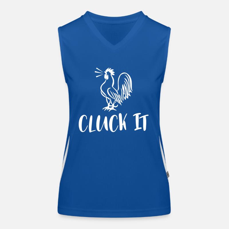 Cluck It 1 - Funktionelles Kontrast-Tank Top für Frauen