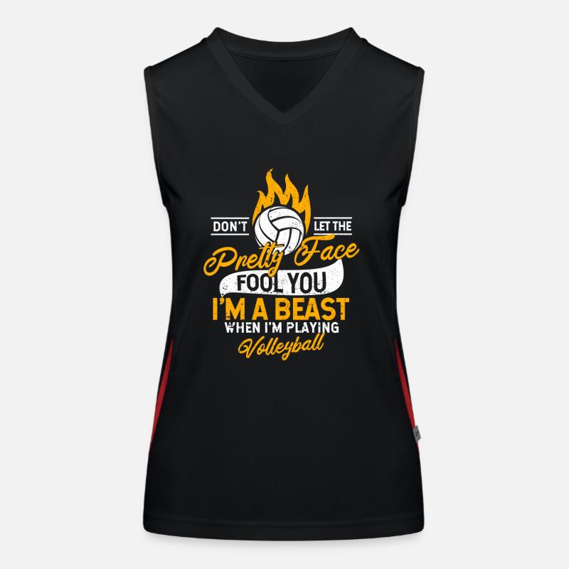 Don't be fooled by the pretty face Women's Functional Contrast Tank Top