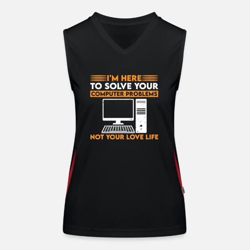 Costume de support technique amusant Débardeur respirant contrasté Femme