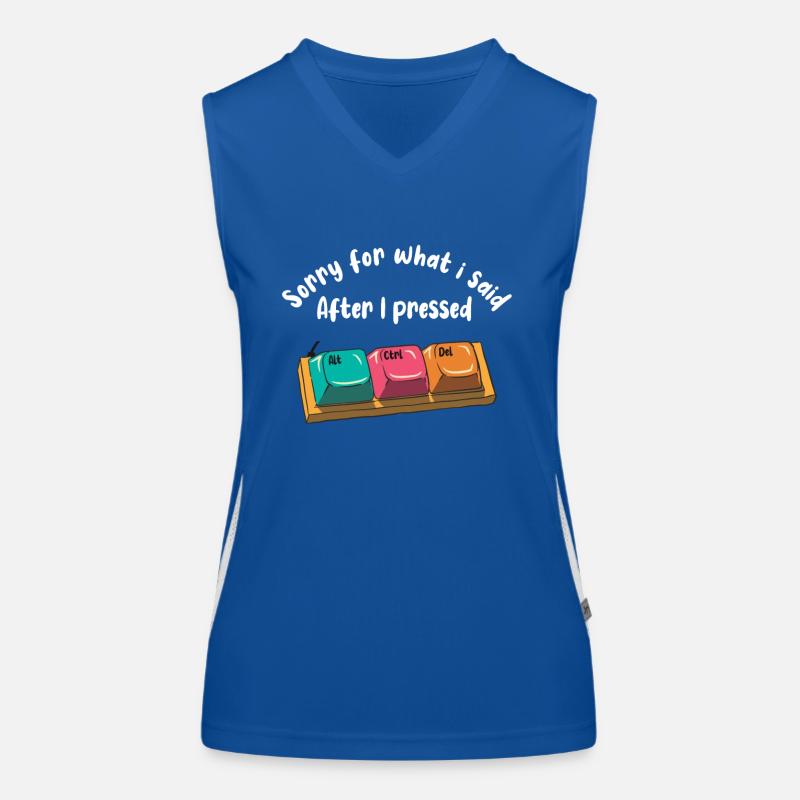 Lustiges Computer Nerd Geschenk Funktionelles Kontrast-Tank Top für Frauen