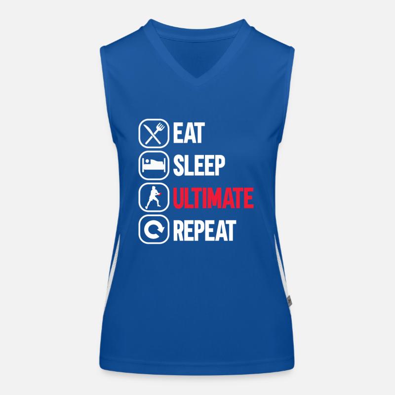 Disque de lancer de frisbee ultime Débardeur respirant contrasté Femme