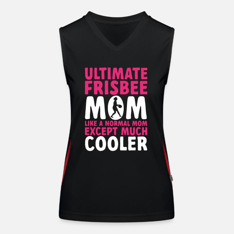 Ultimate Frisbee Throwing Disc Women's Functional Contrast Tank Top