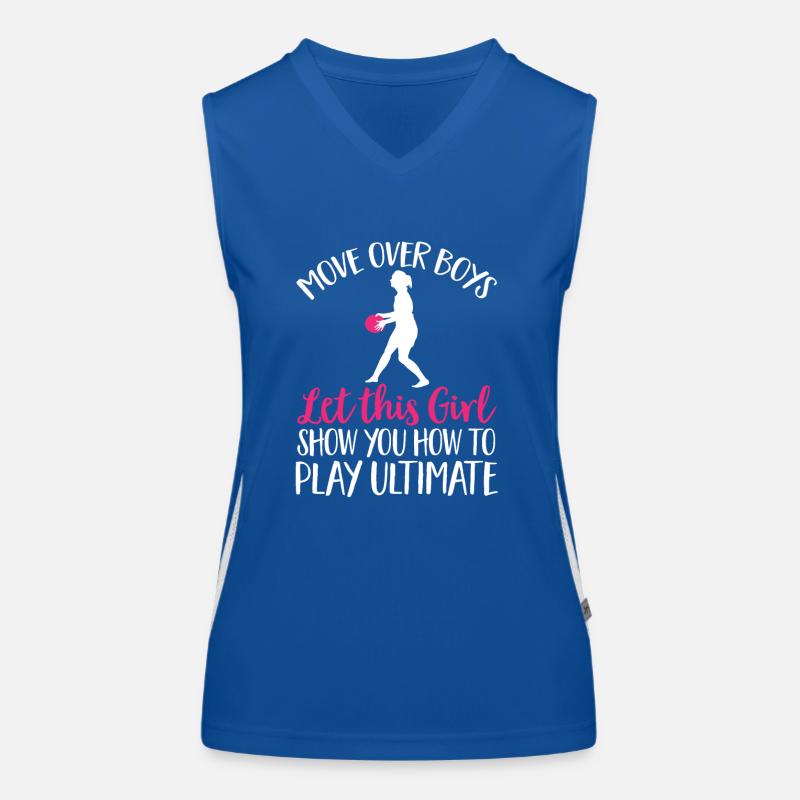 Disque de lancer de frisbee ultime Débardeur respirant contrasté Femme