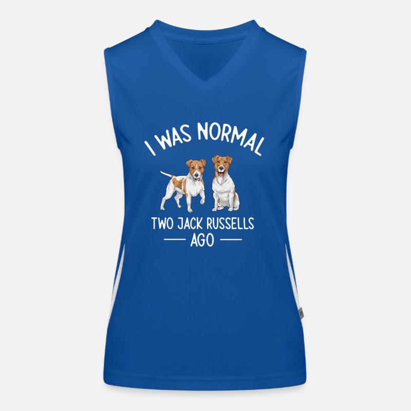 Jack Russell Terrier Funktionelles Kontrast-Tank Top für Frauen