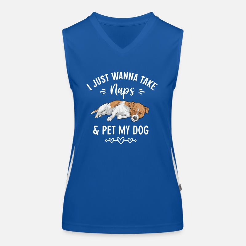 Jack Russell Terrier Women's Functional Contrast Tank Top