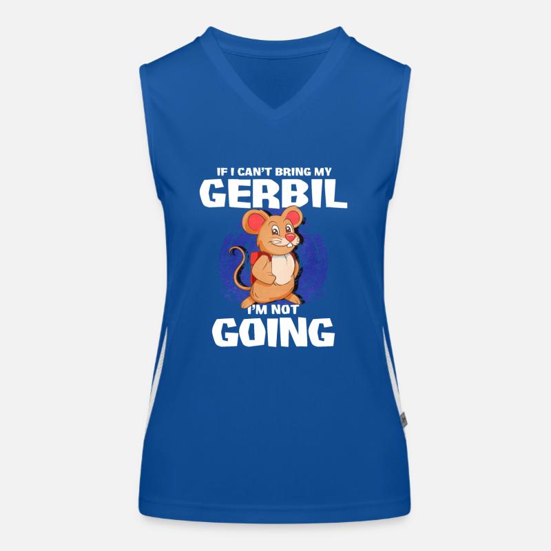 Rennmaus Maus Geschenk Funktionelles Kontrast-Tank Top für Frauen