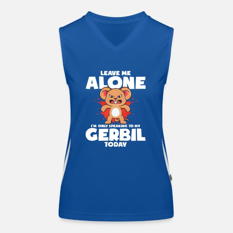 Gerbil Mouse Gift Women's Functional Contrast Tank Top
